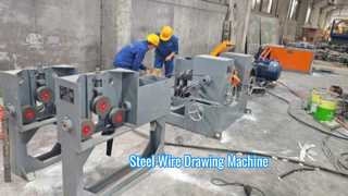 Stahldrahtziehmaschine / Kaltwalzmaschine für Stahlstangen