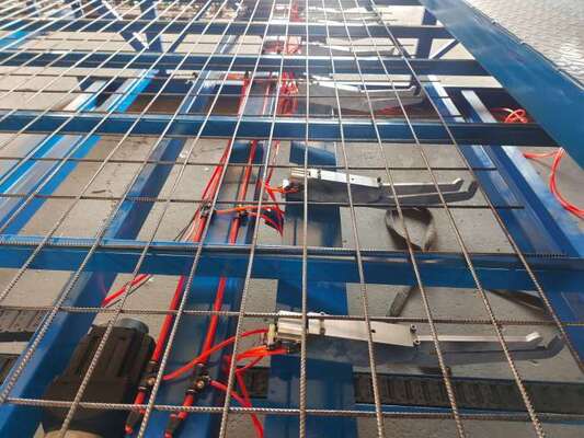 Hole Size 150*150mm Rebar 4-10mm Highway Bridge Rebar Wire Mesh Welding Machine