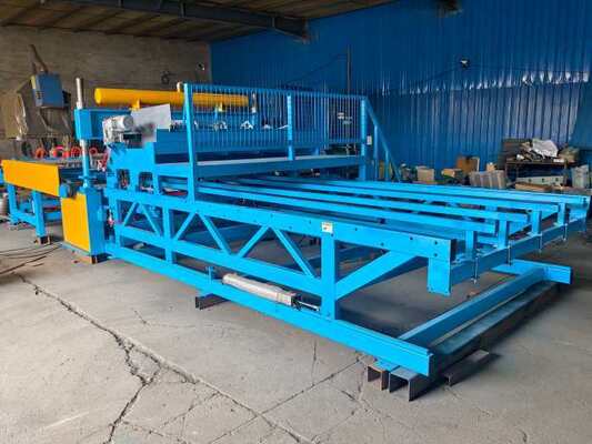 Drahtgitter-Schweißmaschine für Bewehrungsstahl 4-8mm pneumatisch, 6m Länge